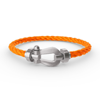[Max Jewelry ]FORCE LARGE HORSESHOE NO DIAMOND BRACELET SILVER