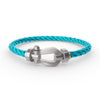 [Plus&Max]FORCE LARGE HORSESHOE NO DIAMOND BRACELET SILVER