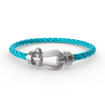 [Max Jewelry ]FORCE LARGE HORSESHOE NO DIAMOND BRACELET SILVER