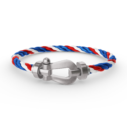 [Max Jewelry ]FORCE LARGE HORSESHOE NO DIAMOND BRACELET SILVER