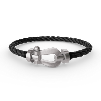 [Max Jewelry ]FORCE LARGE HORSESHOE NO DIAMOND BRACELET SILVER