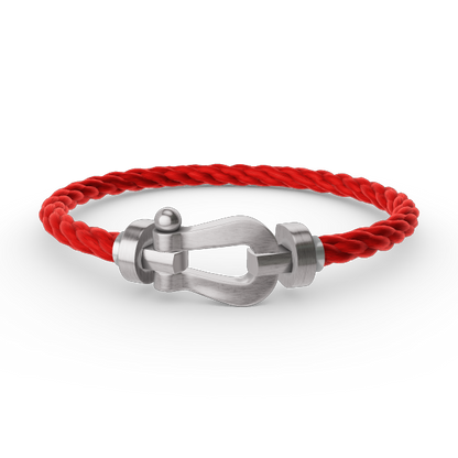 [Max Jewelry ]FORCE LARGE HORSESHOE NO DIAMOND BRACELET SILVER