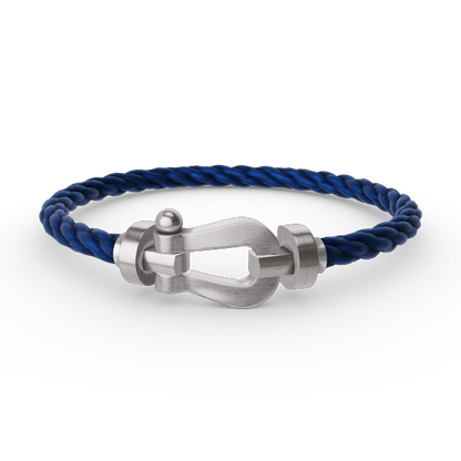[Max Jewelry ]FORCE LARGE HORSESHOE NO DIAMOND BRACELET SILVER
