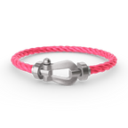 [Plus&Max]FORCE LARGE HORSESHOE NO DIAMOND BRACELET SILVER