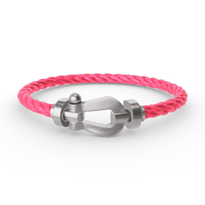 [Max Jewelry ]FORCE LARGE HORSESHOE NO DIAMOND BRACELET SILVER