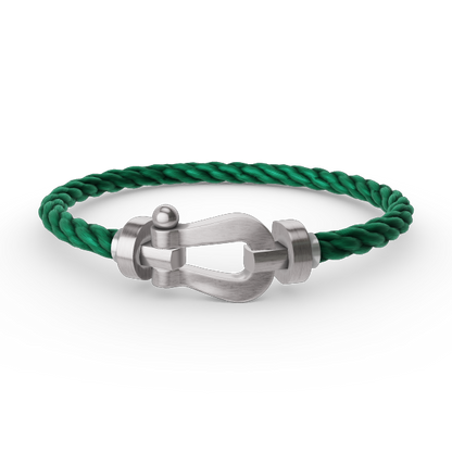 [Max Jewelry ]FORCE LARGE HORSESHOE NO DIAMOND BRACELET SILVER