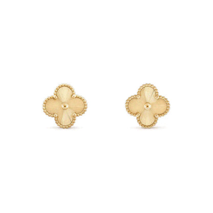 [Max Jewelry ]CLOVER MEDIUM 1 MOTIFS LASER EARRINGS