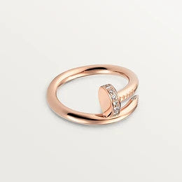 [Max Jewelry ]JUSTE RING 2.65MM PINK GOLD DIAMOND