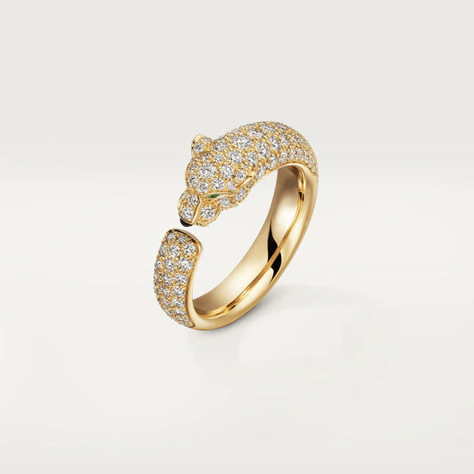 [Max Jewelry ]PANTHERE PINK GOLD DIAMOND RING