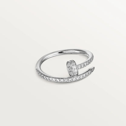 [Max Jewelry ]JUSTE RING 1.8MM SILVER DIAMONDS