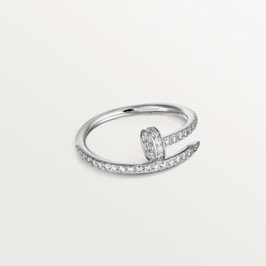 [Max Jewelry ]JUSTE RING 1.8MM SILVER DIAMONDS