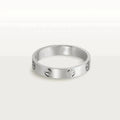 [Plus&Max]LOVE RING 4MM 1 DIAMOND SILVER