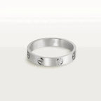[Plus&Max]LOVE RING 4MM 1 DIAMOND SILVER