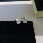 [Plus&Max]CLOVER MINI DIAMOND STUD EARRINGS